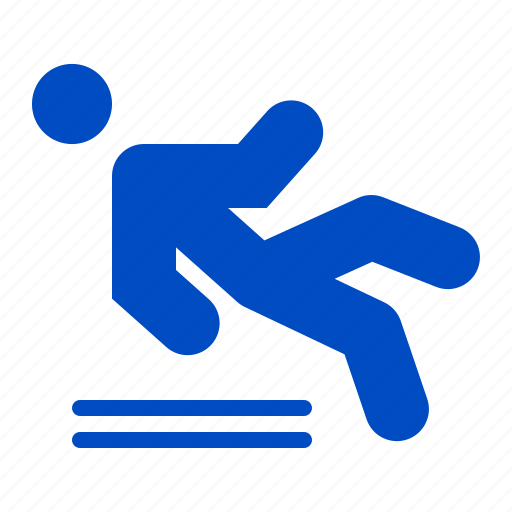 Caution, fall, floor, slip, wet icon - Download on Iconfinder