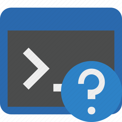 Cmd, command, help, prompt, shell, terminal icon - Download on Iconfinder