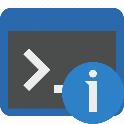 Cmd, command, information, prompt, shell, terminal icon - Download on Iconfinder