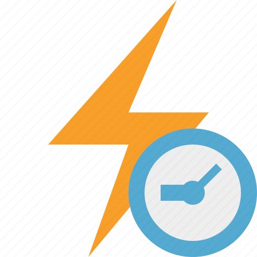 Charge, clock, energy, flash, power, thunder icon - Download on Iconfinder