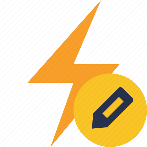 Charge, edit, energy, flash, power, thunder icon - Download on Iconfinder