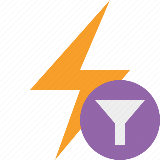 Charge, energy, filter, flash, power, thunder icon - Download on Iconfinder