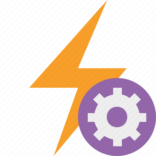 Charge, energy, flash, power, settings, thunder icon - Download on Iconfinder