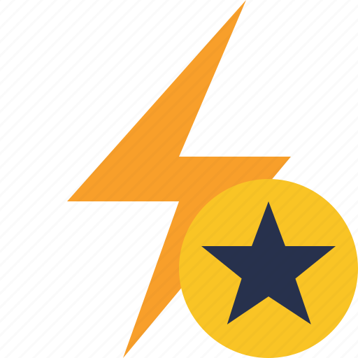 Charge, energy, flash, power, star, thunder icon - Download on Iconfinder