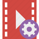 cinema, film, media, movie, settings, video