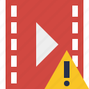 cinema, film, media, movie, video, warning