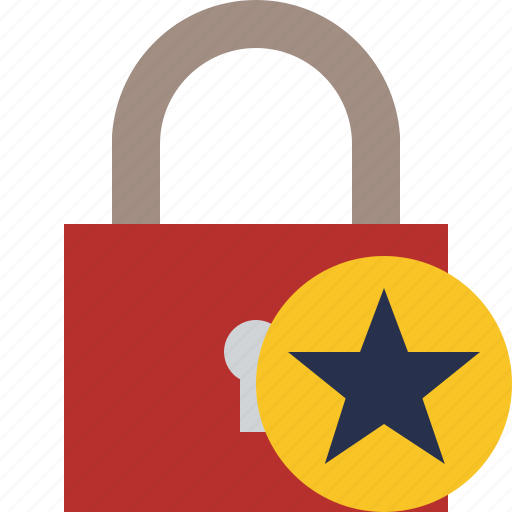 Lock, star, access, password, protection, secure icon - Download on Iconfinder