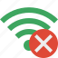 cancel, green, connection, internet, wifi, wireless 