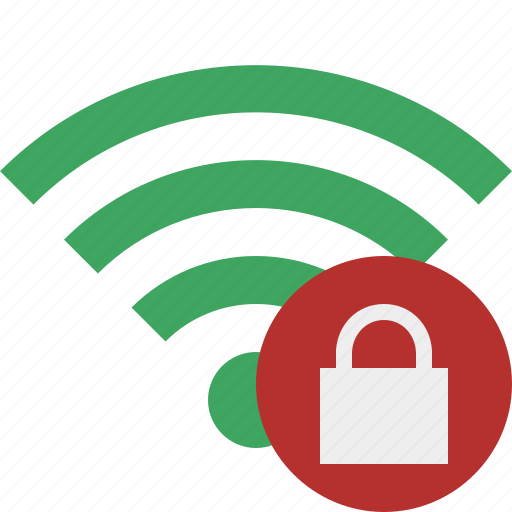 Green, lock, connection, internet, wifi, wireless icon - Download on Iconfinder
