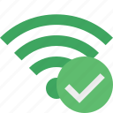 green, ok, connection, internet, wifi, wireless