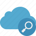 blue, cloud, network, search, storage, weather