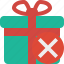 box, cancel, christmas, gift, present, xmas