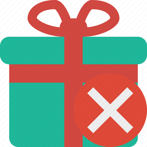 Box, cancel, christmas, gift, present, xmas icon - Download on Iconfinder