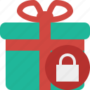 box, christmas, gift, lock, present, xmas