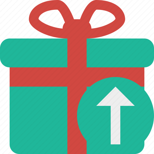 Box, christmas, gift, present, upload, xmas icon - Download on Iconfinder
