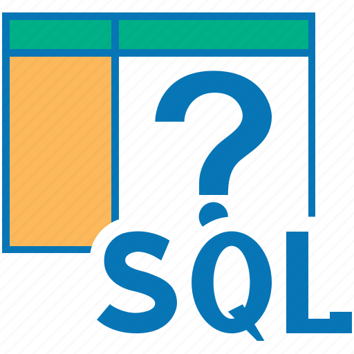 Query, sql, about, question, help, mark icon - Download on Iconfinder