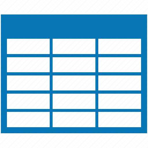 Table, column, data, grid, tablet, database icon - Download on Iconfinder