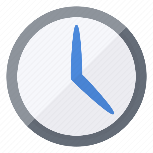 Blue, clock, time, schedule, timer, wait, watch icon - Download on Iconfinder