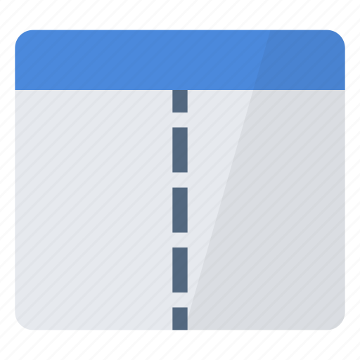 Split, vertical, window, configuration, custom, interface, user icon - Download on Iconfinder
