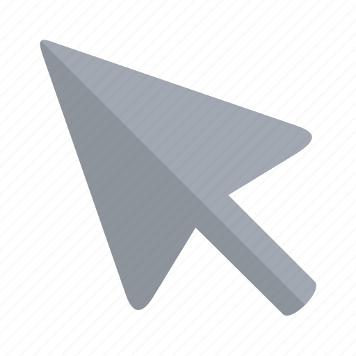 Arrow, grey, pointer, arrows, marker, navigation, point icon - Download on Iconfinder