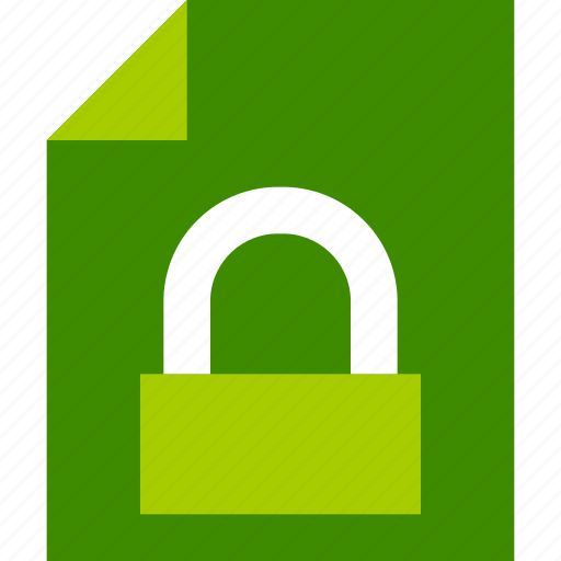 Document, lock, locked, page, safe, secure, security icon - Download on Iconfinder
