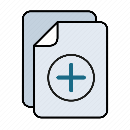 Add, file, multiple, data, document, file type, server icon - Download on Iconfinder
