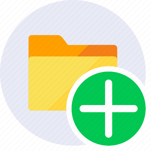 Add, folder, more, plus, create, open, sign icon - Download on Iconfinder