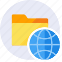 folder, globe, web, browser, internet, online, seo