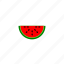 fruit, slice, watermelon 