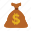 bag, business, currency, dollar, finance, money 