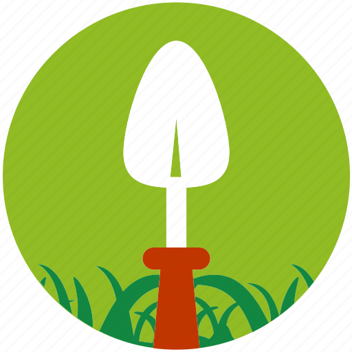 Garden, gardening, grass, hoe, spoon, spud, weeding tool icon - Download on Iconfinder