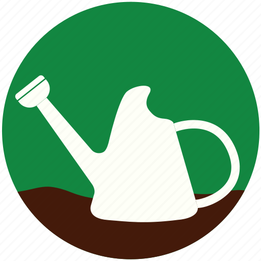 Garden, gardening, grass, plant, rose, watering can, watering pot icon - Download on Iconfinder