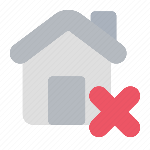 Delete, home, cross, house, building, estate, modern icon - Download on Iconfinder