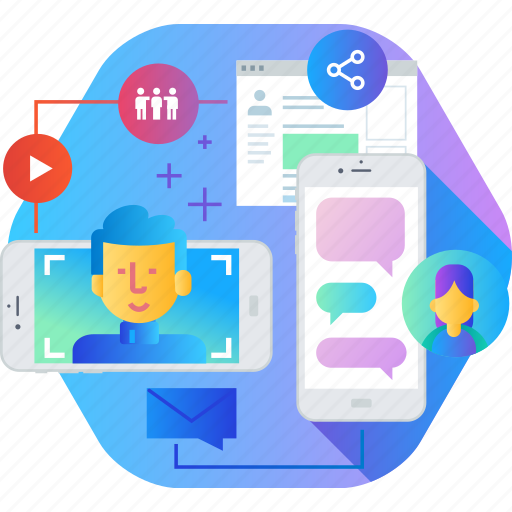 Communication, media, mobile, network, networking, social, video icon - Download on Iconfinder