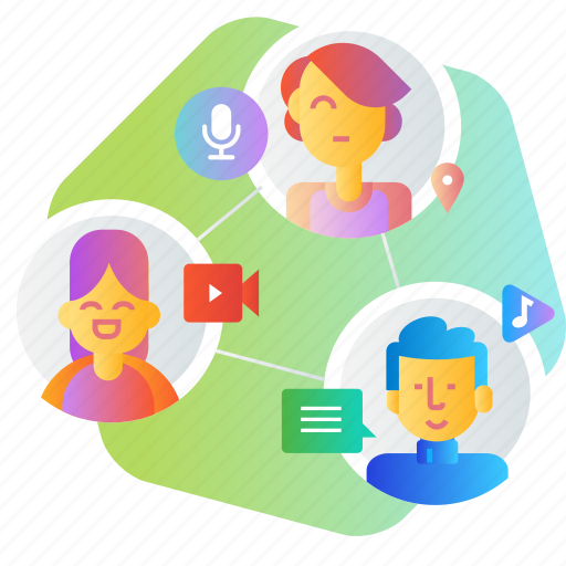 Communication, community, contact, group, networking, share, social media icon - Download on Iconfinder