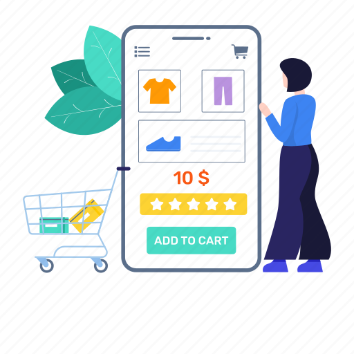 Add, add to cart, add to trolley, cart, ecommerce, eshopping, mobile shopping illustration - Download on Iconfinder