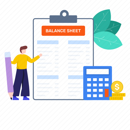 Balance, balance sheet, financial accounting, financial report, financial statement, income statement, sheet illustration - Download on Iconfinder