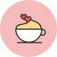 coffee, cup, hearts 