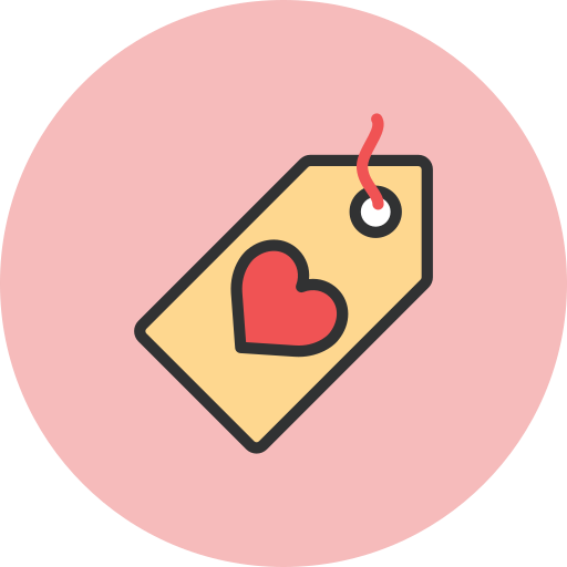 Heart, label icon - Free download on Iconfinder