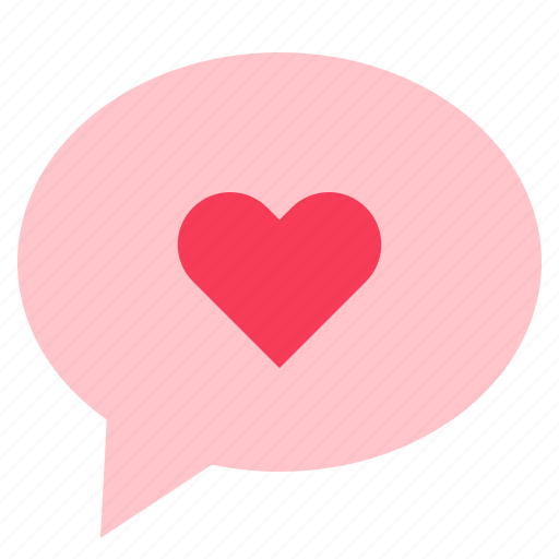 Bubble, love, message, talk, valentine icon - Download on Iconfinder