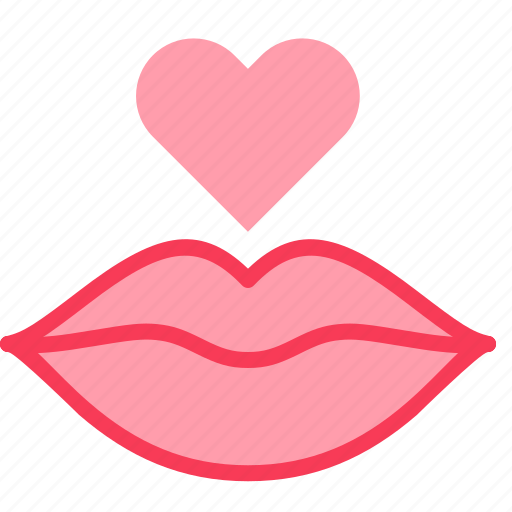Heart, kiss, lip, love, valentine icon - Download on Iconfinder