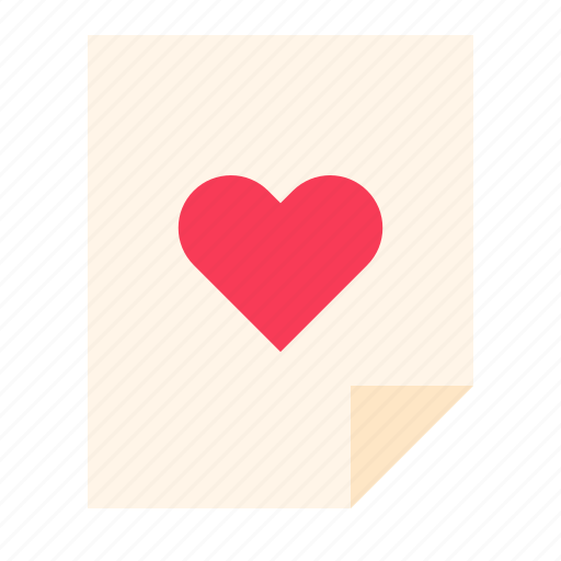 Heart, love, message, note, valentine icon - Download on Iconfinder