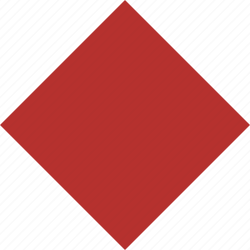 Diamond, marker, object, pin, red, rhombus, shape icon - Download on Iconfinder