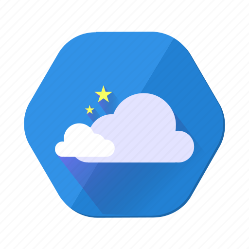 Cloudy, star, forecast, rain, weather icon - Download on Iconfinder
