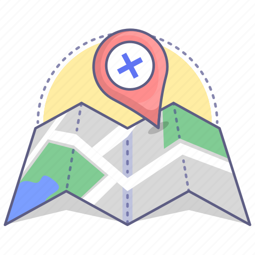 Navigation, pharmacy, hospital, location, clinic icon - Download on Iconfinder