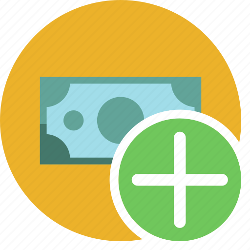 Add, cash, commerce, currency, dollar, money icon - Download on Iconfinder