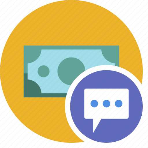 Cash, chat, commerce, currency, dollar, money icon - Download on Iconfinder