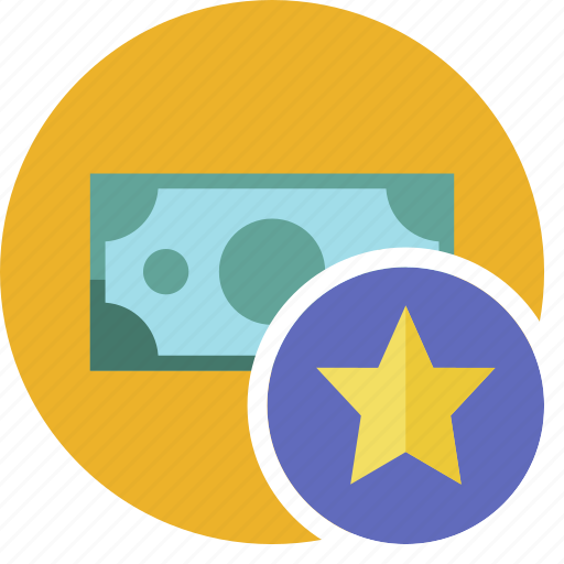 Cash, commerce, currency, dollar, favorite, money, star icon - Download on Iconfinder