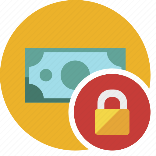 Cash, commerce, currency, dollar, lock, money icon - Download on Iconfinder