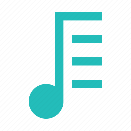 Audio, list, multimedia, music, song, sound, track icon - Download on Iconfinder